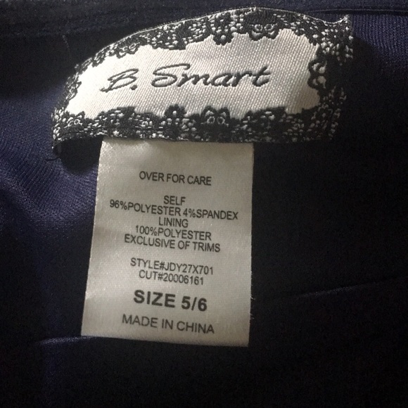 Beautiful navy mermaid dress. - Picture 5 of 5